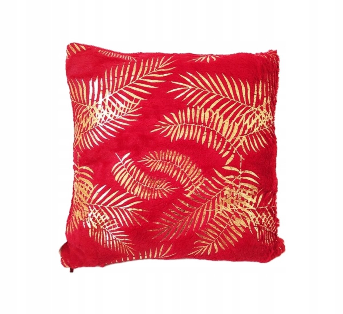 Decoratieve Rode Kussenhoes 40x40 cm - Zacht Pluche