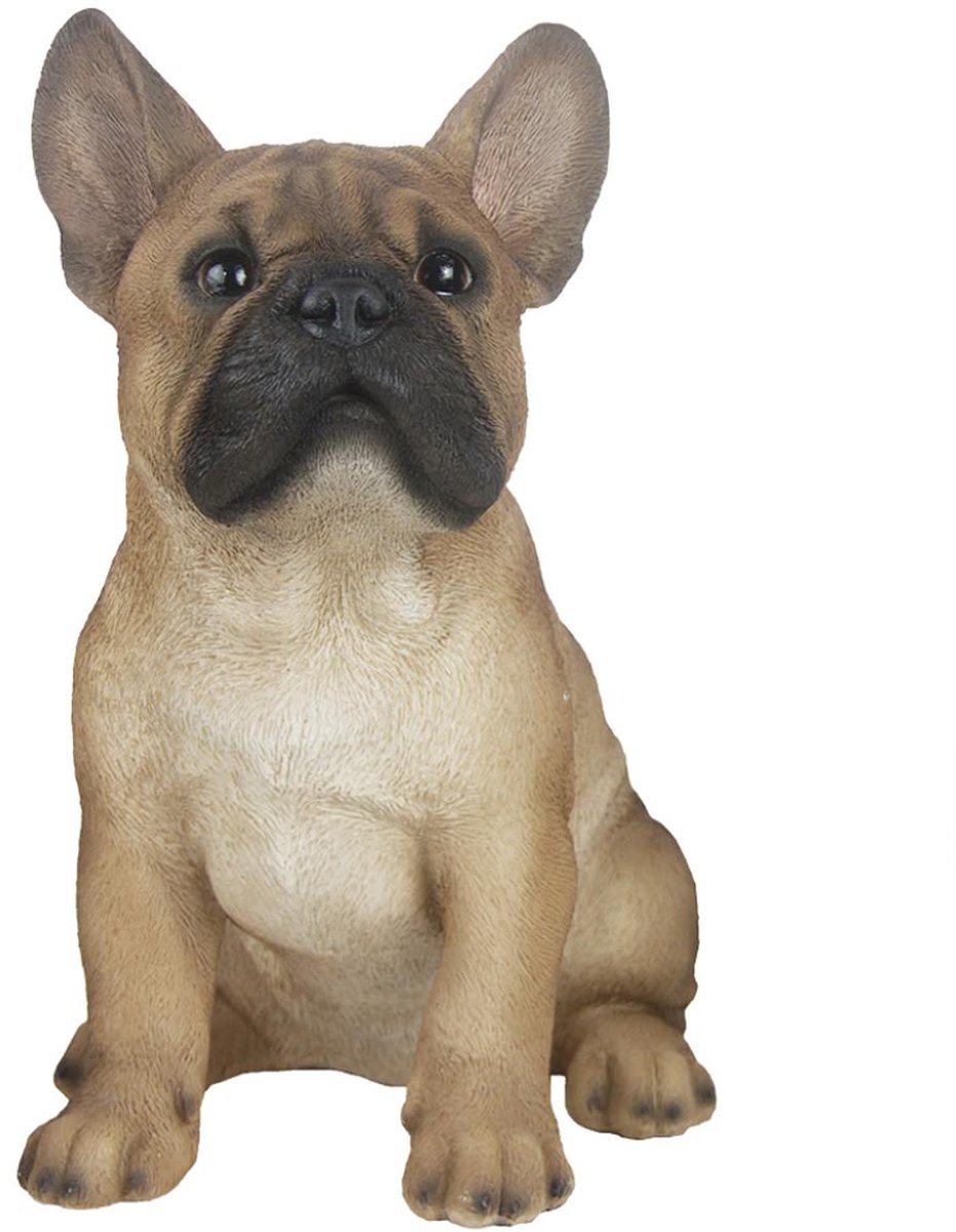 Esschert Design Hondenbeeldje Franse Bulldog Beige zittend