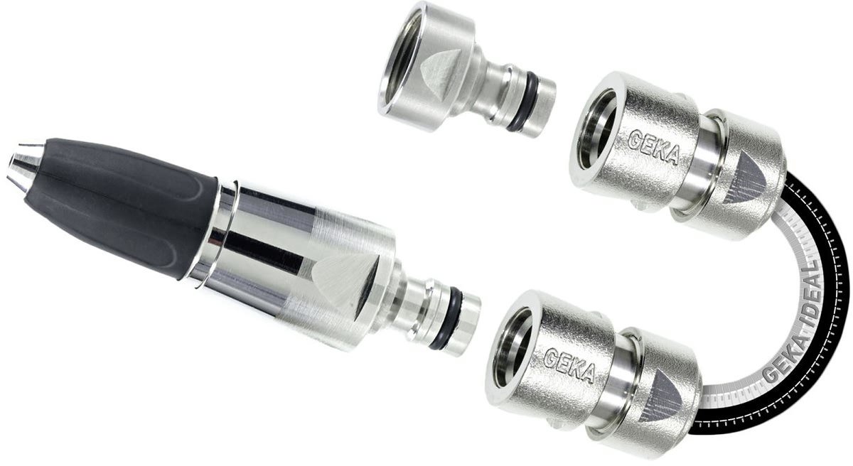 GEKA plus Starterset sproeimond en 3 aansluitstukken - 4-delig
