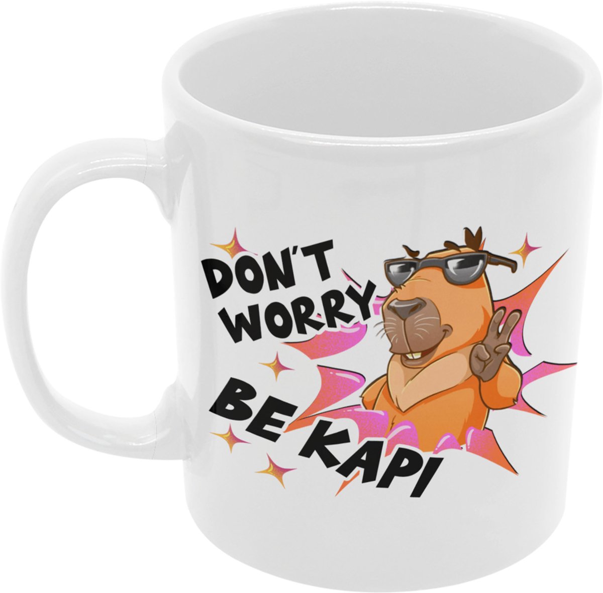 Grappige Kapibara Mok - Perfect Cadeau voor Fans