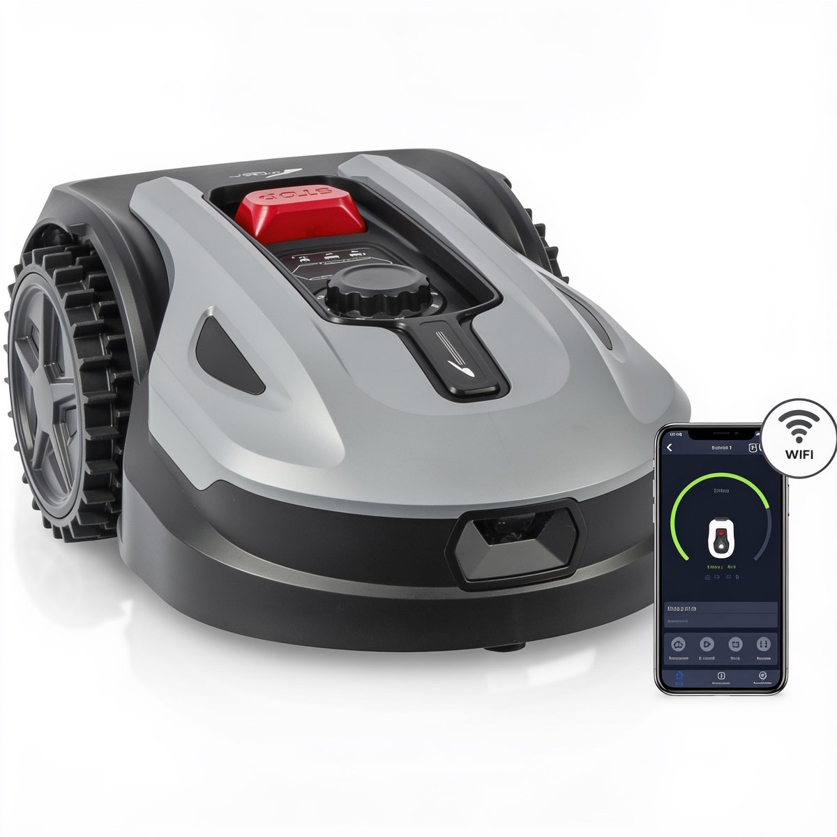 Bol.com Zoef Robot - Robotmaaier Katrien 500m² - Robotgrasmaaier met Wifi & bluetooth en App - Grasmaaier - Robotmaaier aanbieding