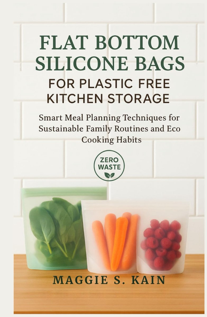 Flat Bottom Silicone Bags for Plastic Free Kitchen Storage: Smart Meal Planning Techniques for Sustainable Family - ShopVlot