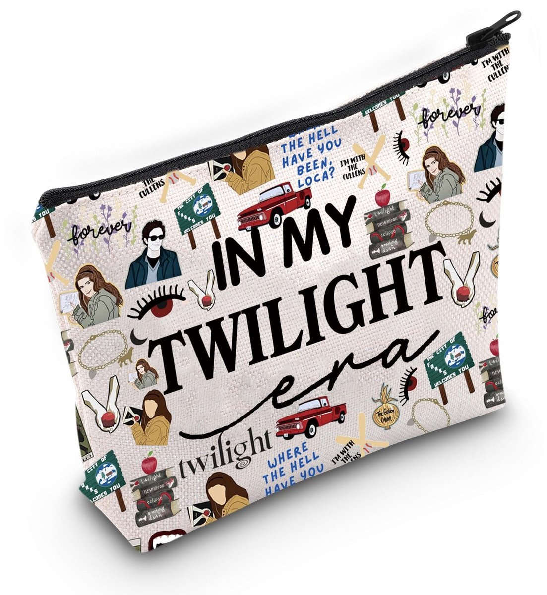 Elzusha - Cosmetica Bag voor Fans van Vampierfilms met Stijlvol Ontwerp