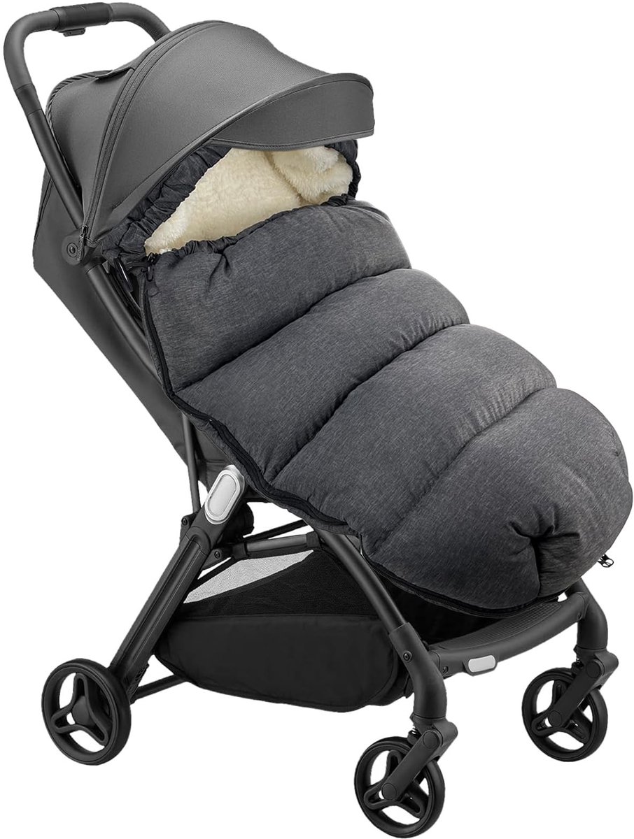 Elzusha - Winter Voetenzak voor Kinderwagens, Universeel en Dikke Warmte