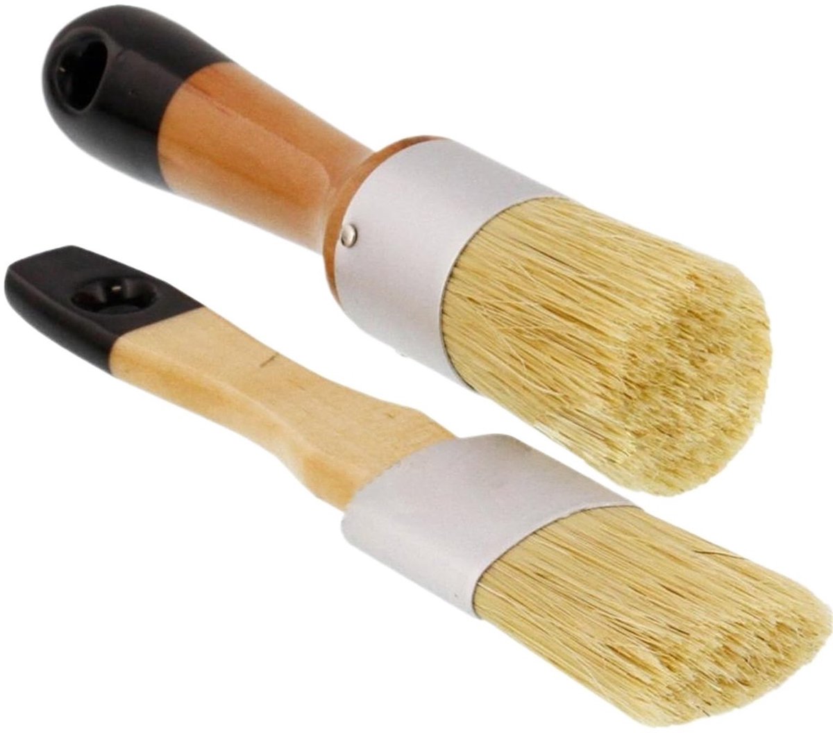Elzusha - Verfkwasten set van 2 - Voor meubels en hout