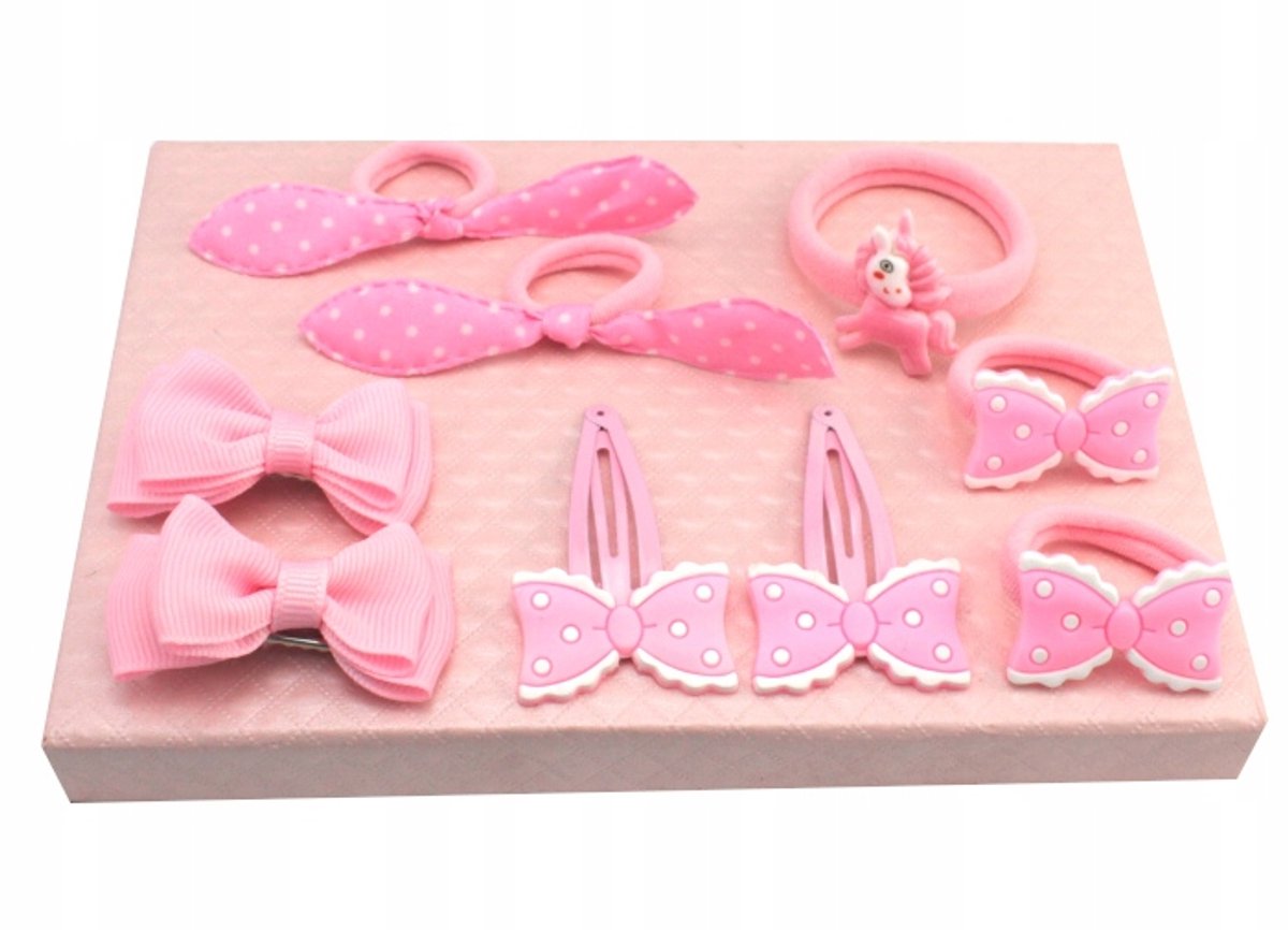 Leuke Haaraccessoires Set voor Meisjes: Speldjes & Elastiekjes