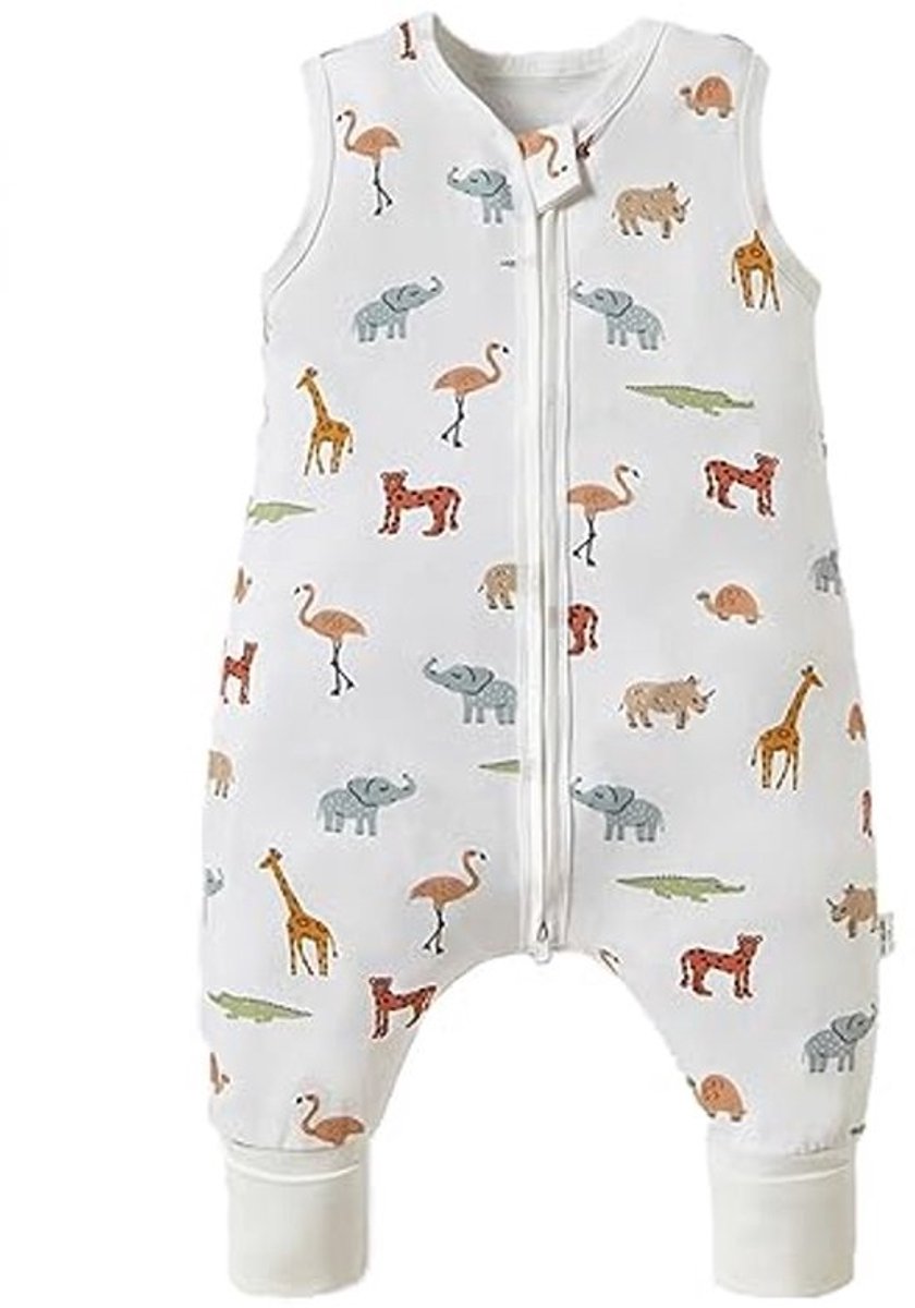 Katoenen Slaapzak voor Baby's met Voeten - Ideaal voor het Hele Jaar