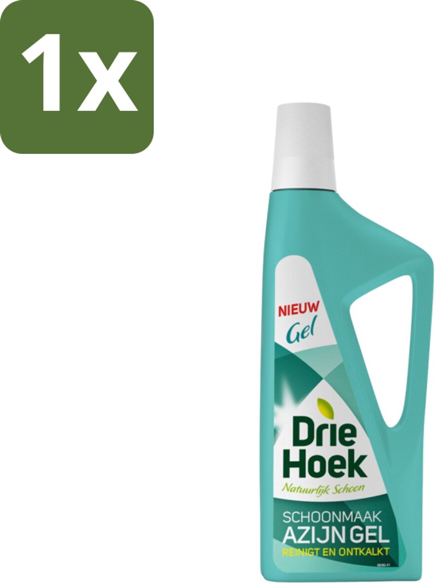 1 x Driehoek – Azijngel – 725 ml - Ontkalker - Kalkaanslag - Sanitair Reinigen - Badkamer Reinigen - Keuken Reinigen