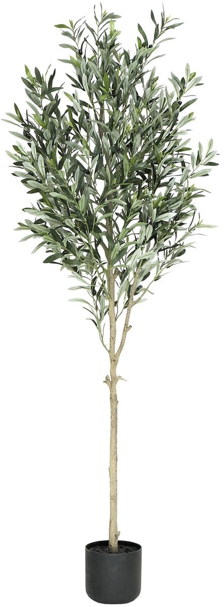 Bludrfnly Kunstmatige Olijfboom 180cm - Grote Kunstplant - ShopVlot