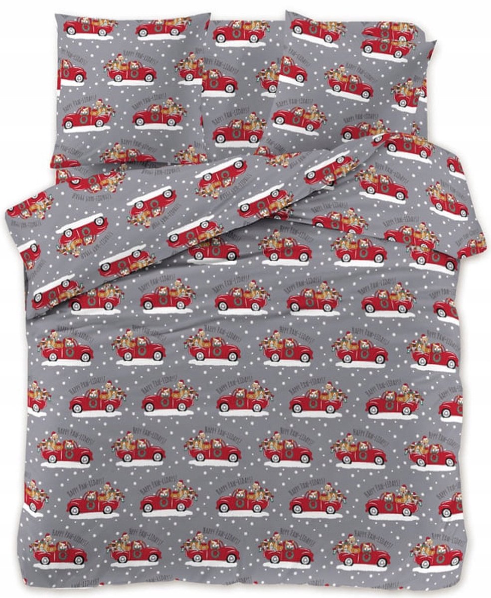 Kerst Dekbedovertrek Set 160x200cm - Zacht & Warm