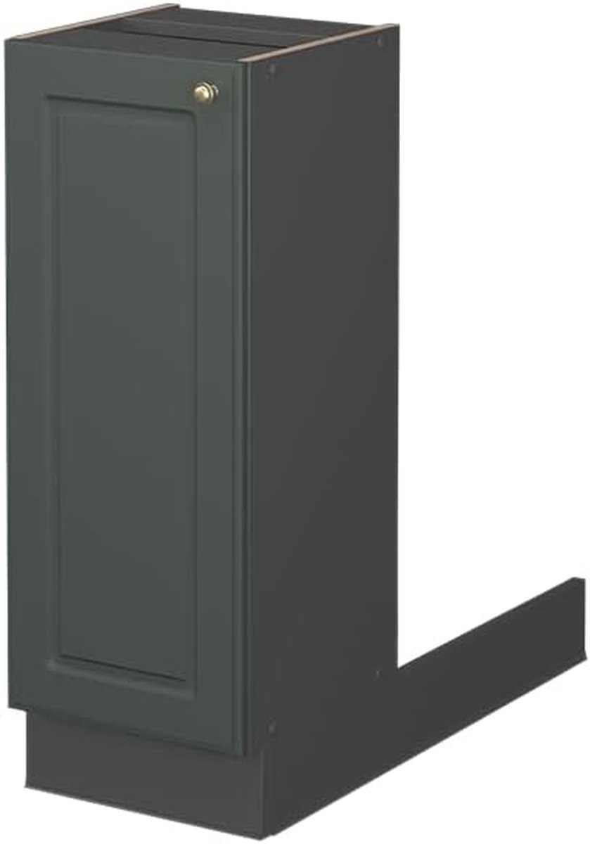 Keukeneiland Kast - Keukenmodule Opbergkast - Keuken Organiseren - Soft-close Scharnieren - 30 cm Breed - Groen Goud