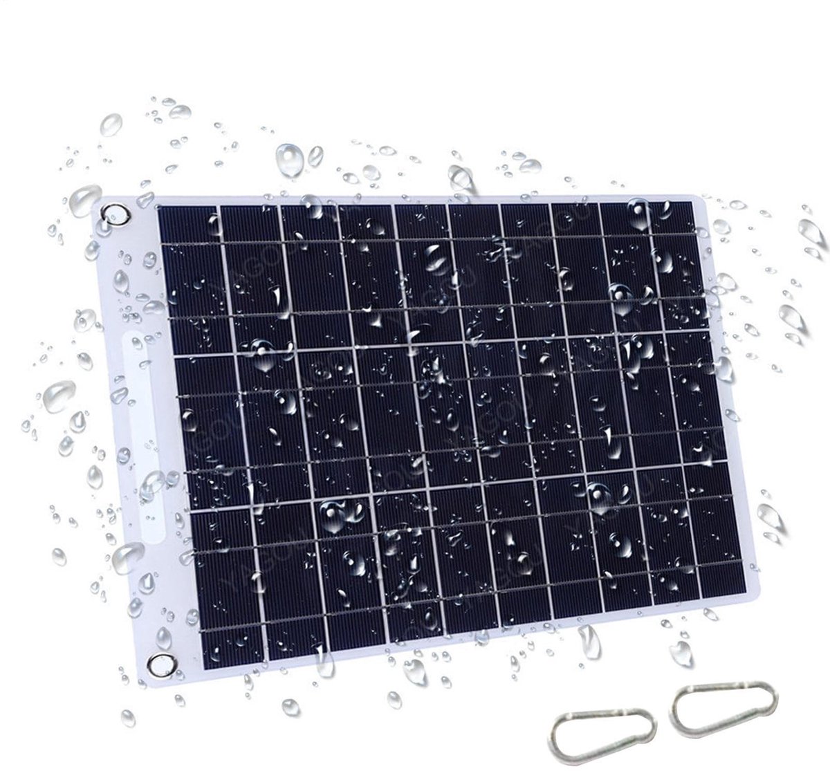 Elzusha - 10W Zonnepanelen Oplaadapparaat met Dubbele USB-Uitgang
