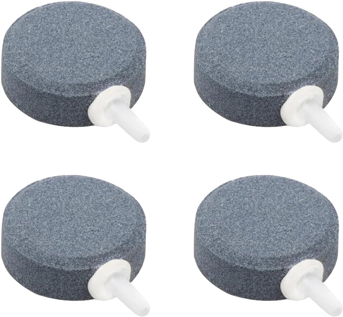 Elzusha - 4PC Luchtsteen voor Aquarium - Zuurstof Diffuser voor Hydroponics en Vijvers