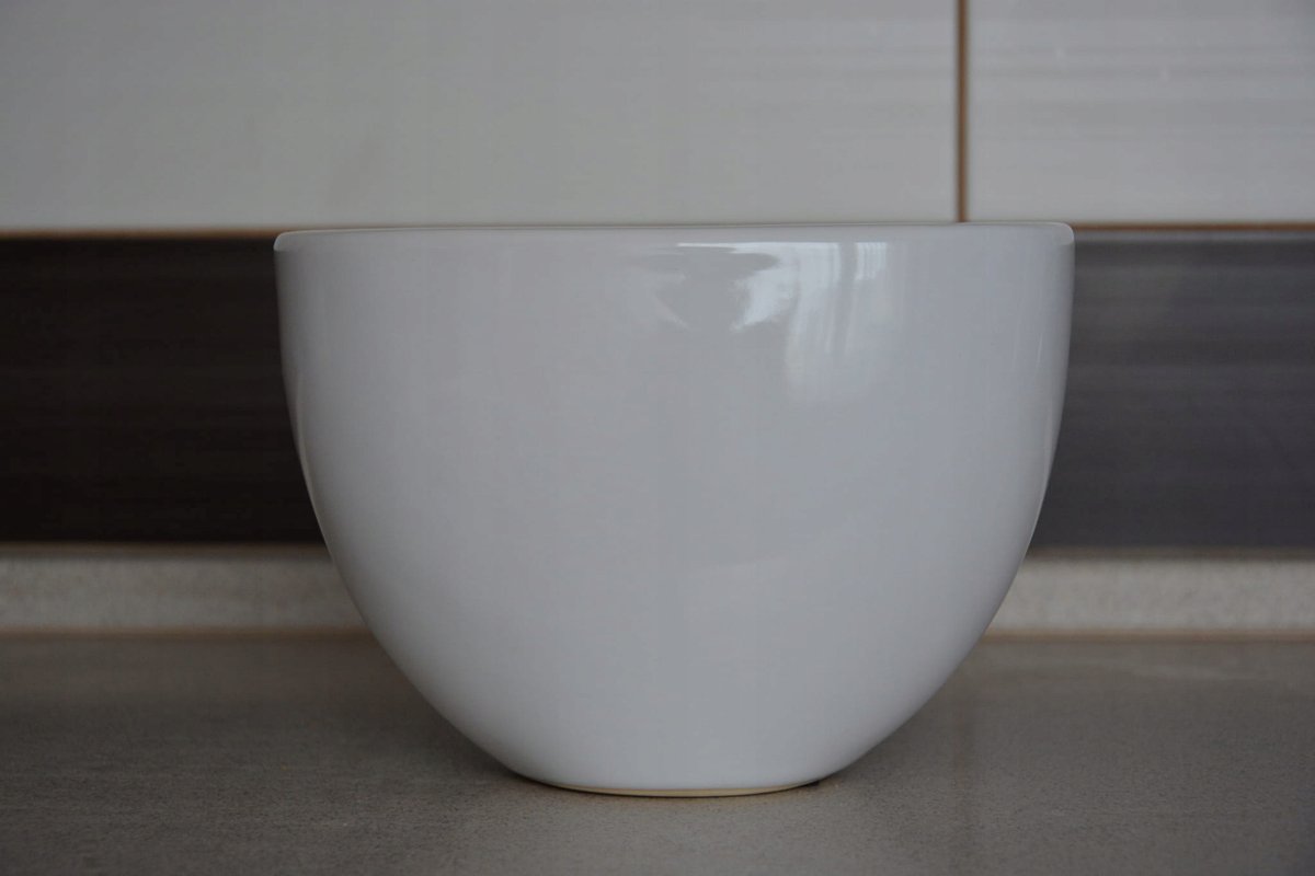 Wit Keramieken Pot / Vaas 27x14x17 cm