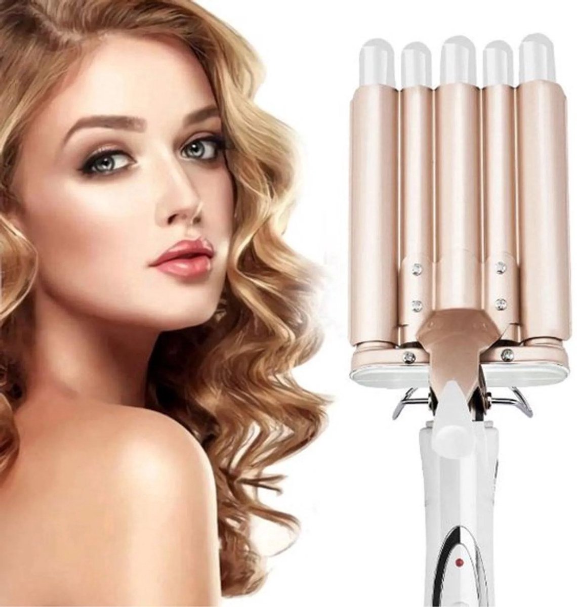 Krultang automatisch - Krultangen - Wave Krultang - Golvenkrultang - Five Barrel Hair Curling - krultang 5 in 1