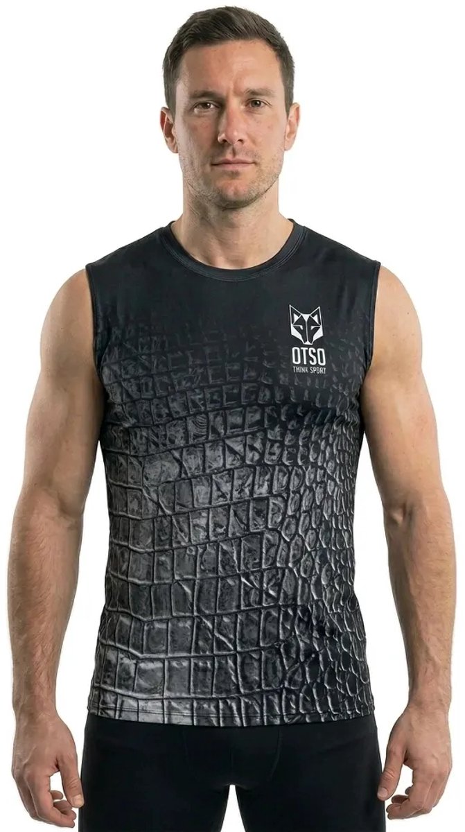 Otso Singlet Mouwloos T-shirt Zwart XL Man
