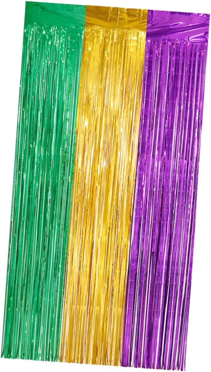 1 Set Kwastjes Gordijnen Franje Gordijnen Voor Feest Klatergoud Gordijn Ierse Feest Achtergrond Folie Gordijn Achtergrond Folie Deurgordijn Foto Aluminiumfolie Het Huisdier