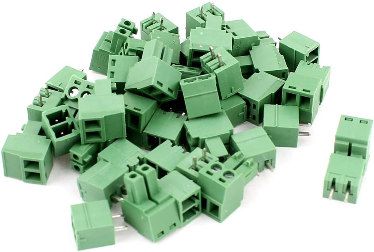 sourcing map 20 Paar 3.81mm Pitch Mannelijke Plug Vrouwelijke Socket PCB Schroef Terminal Block