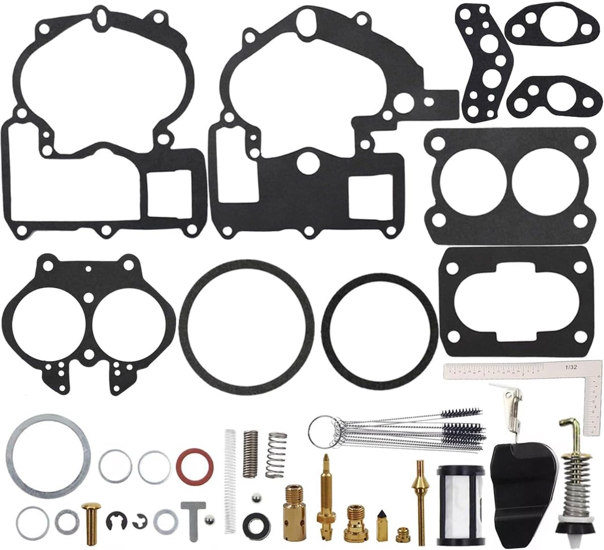 3302-804844002 Carburateur Reparatieset voor Mercury Marine 2 Barrel 3.0L 4.3L 5.0L 5.7L Carb 19032C, 1389-9562A1 1389-9563A1 1389-9564A1 1389-9564A1 1389-9564A1 1389-9564A1 1389-95670A2