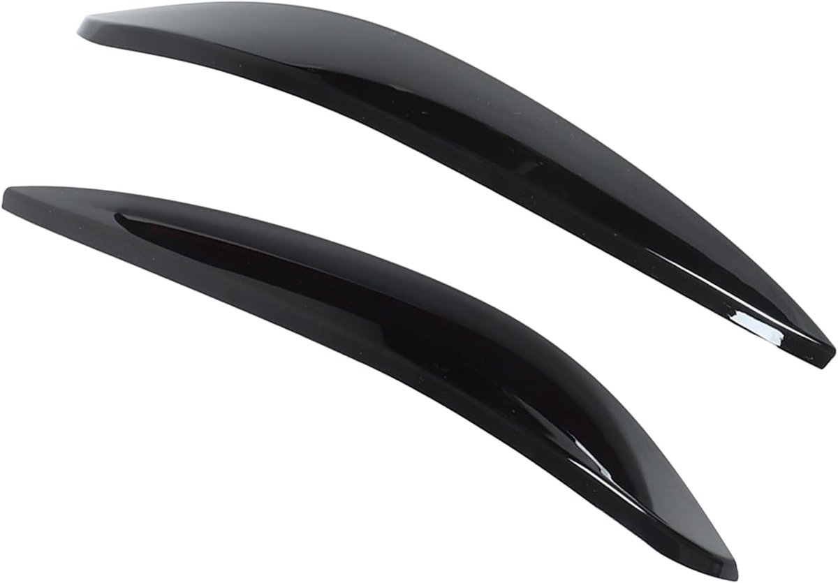 Koplampen, 453,2 stuks, wenkbrauwen, links, rechts, Abs, vervanging voor Smart 453 Fortwo Forfour 2015-2020, glanzend zwart, koplamp (glanzend zwart)