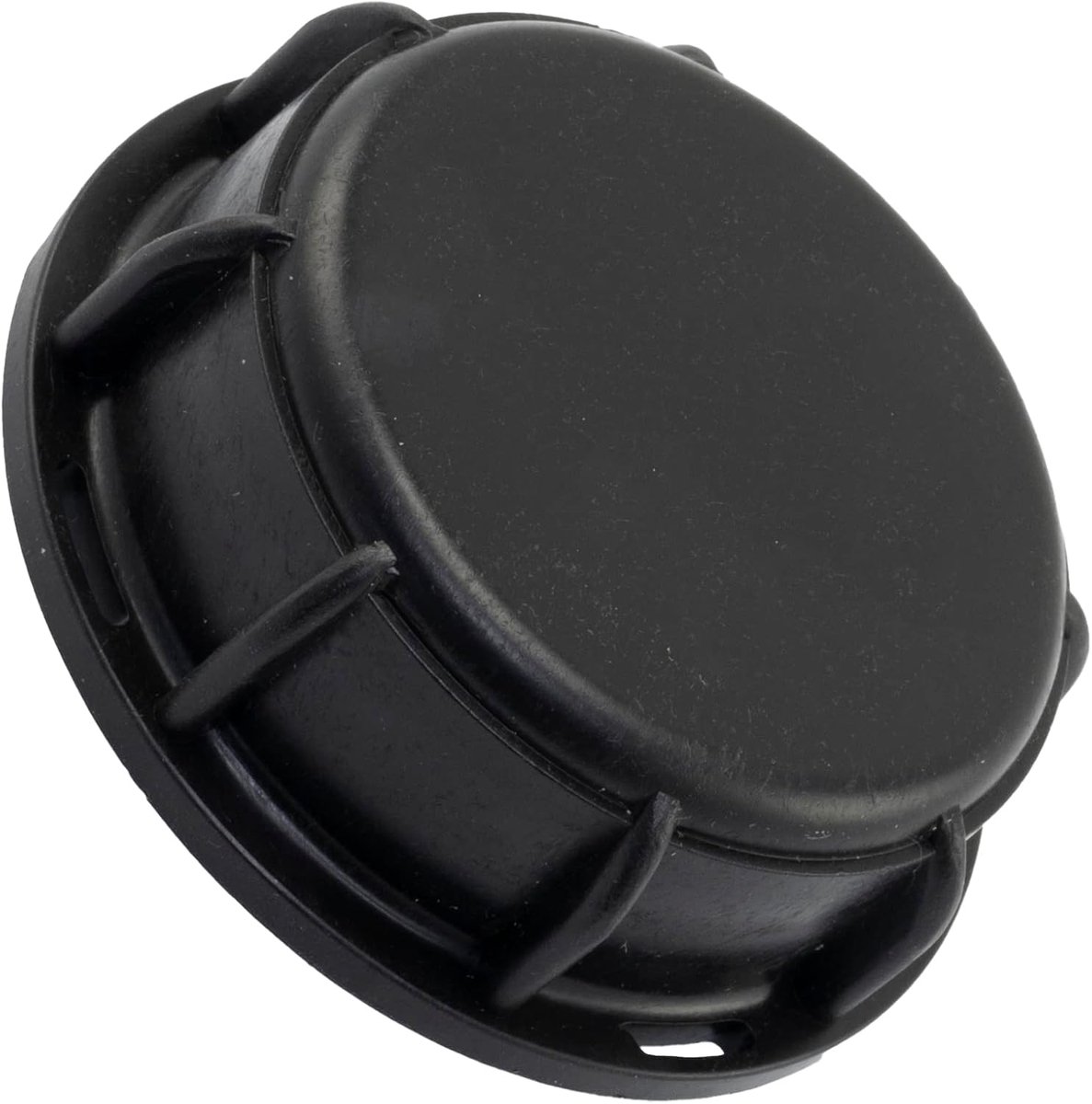 - C63598 - IBC/GRV stopdop S60x6 voor containers met 6 mm schroefdraad 2" - van kunststof - kleur zwart - voor containers watertank irrigatie slang tuinvloeistof
