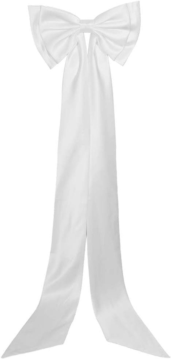 Grote Zwarte Satijn Boog Voor Jurk Grote Afneembare Boog Trein Bogen Voor Trouwjurk Taille Sjerp Riem Bruid Strik Formele Bruiloft Accessoires Capes Bogen Prom