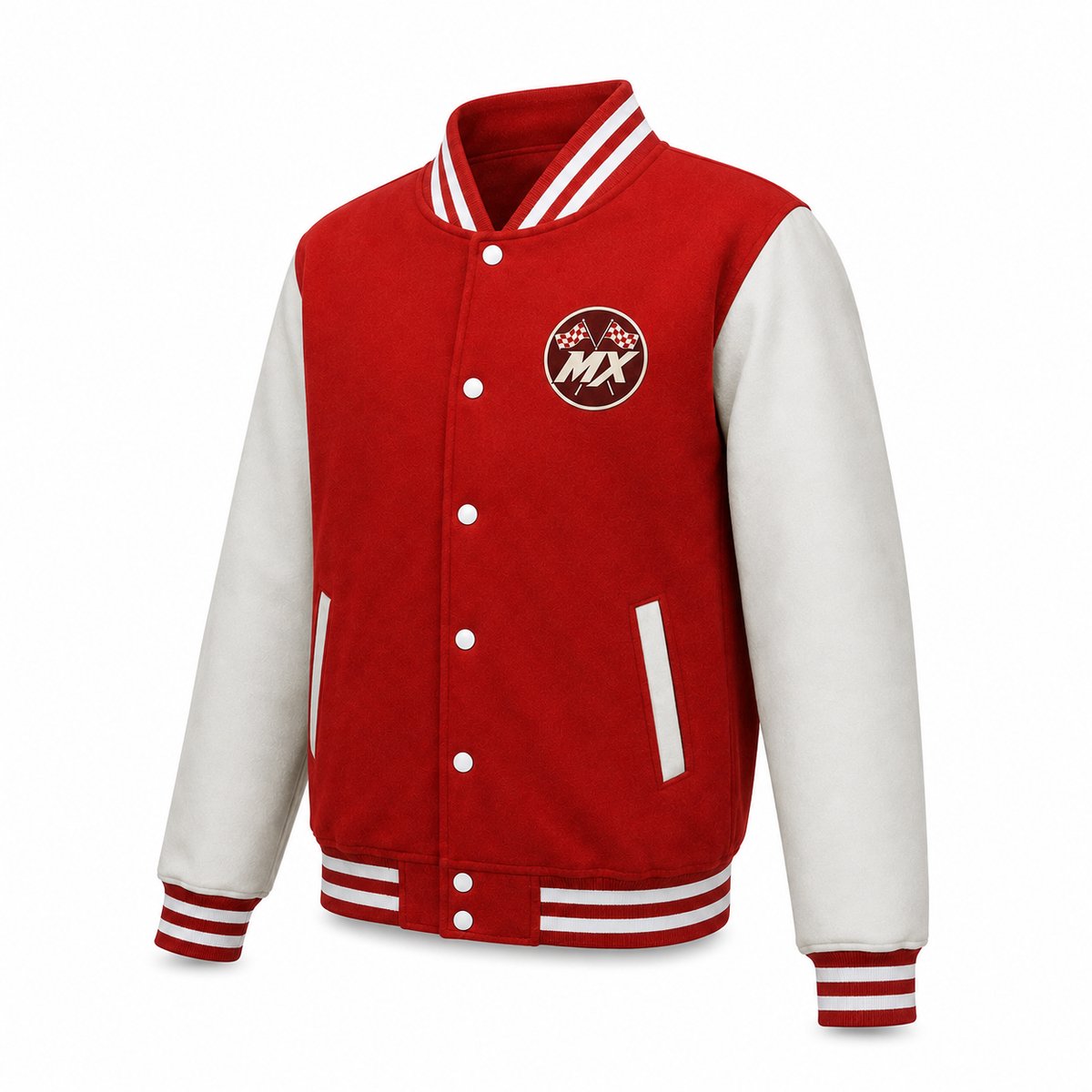 Varsity Jacket Heren – Baseball Jacket – College Jas – Racing Design – M