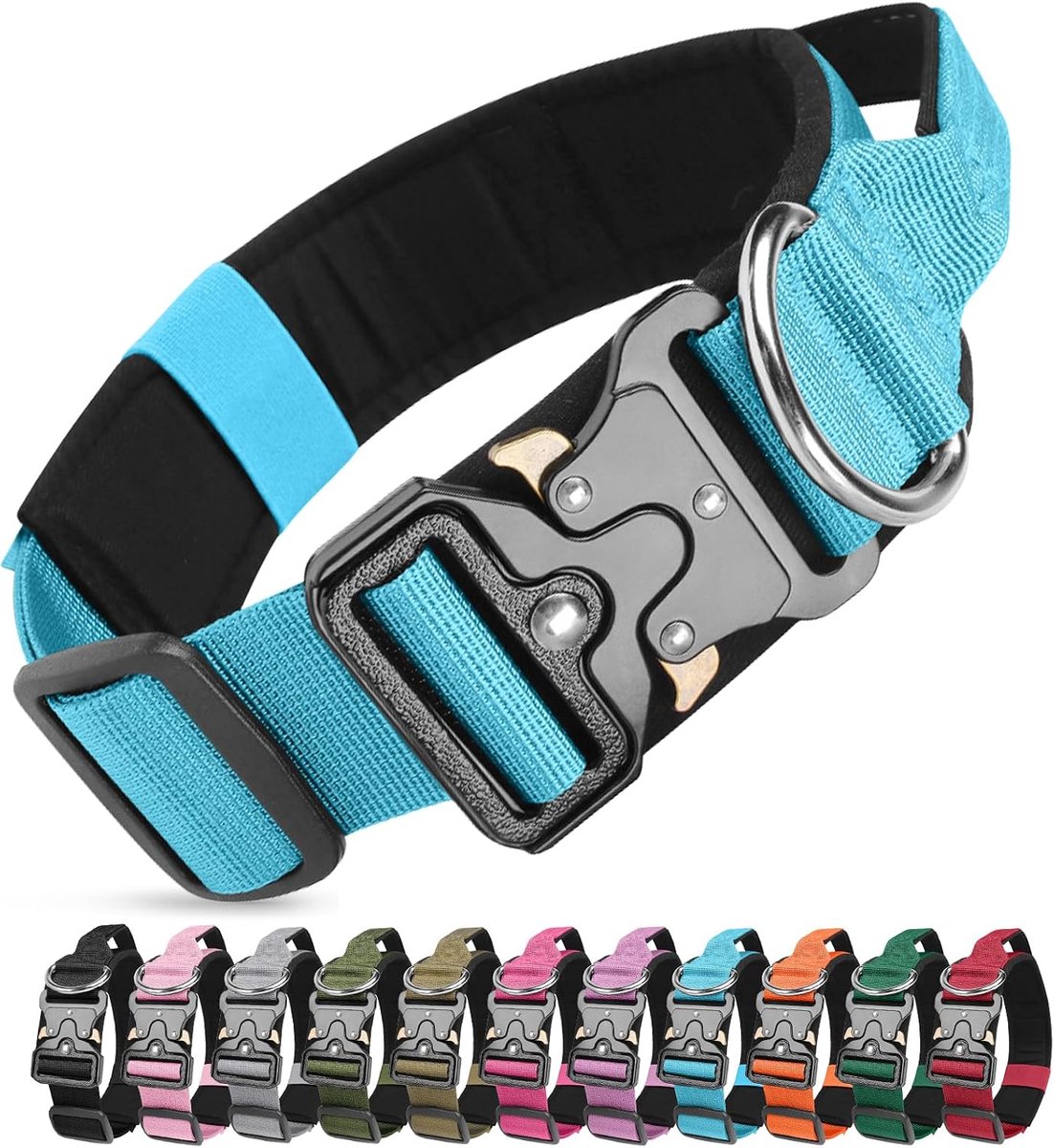 halsband voor honden (blauw, M)