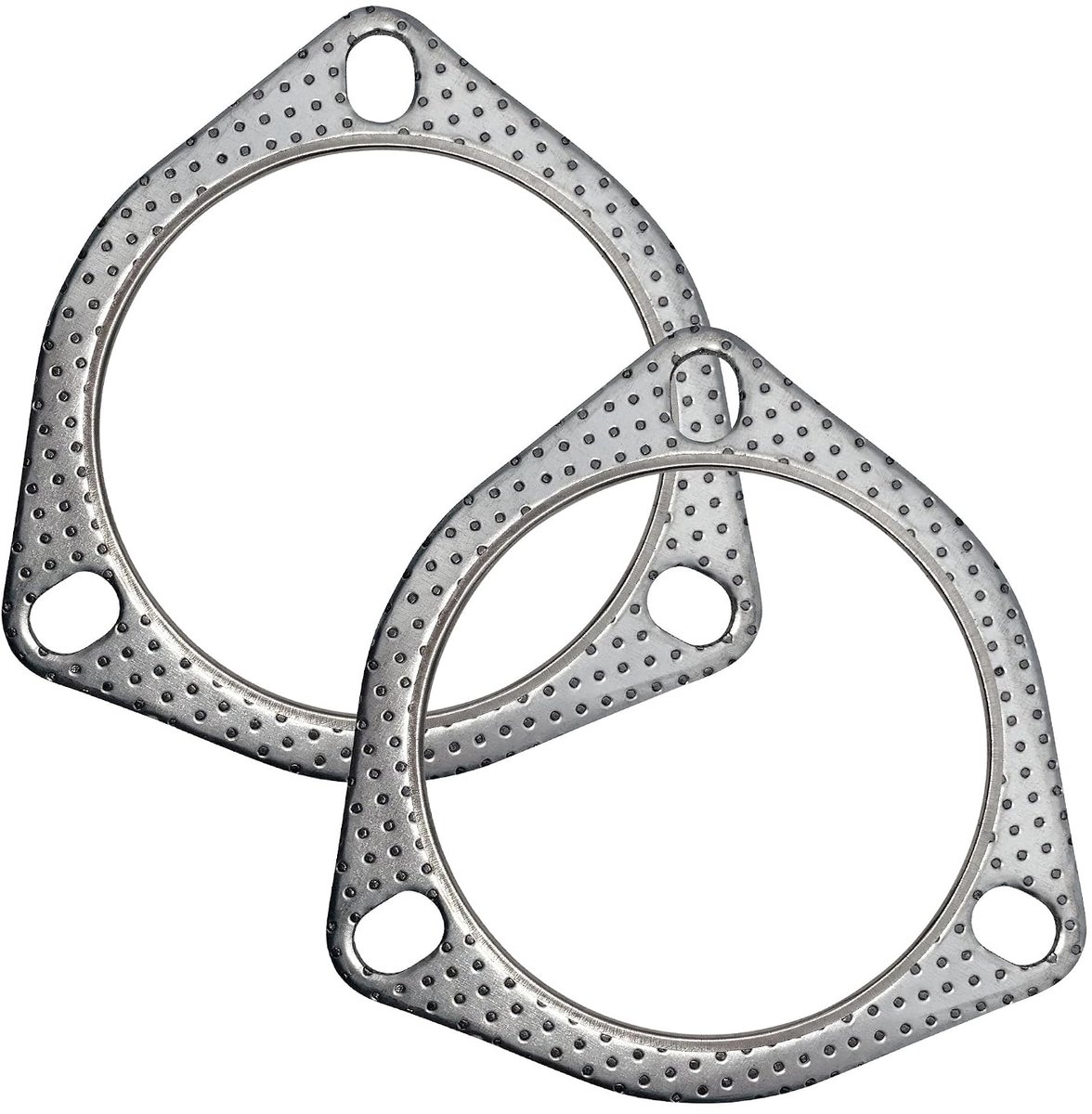 3,5 inch uitlaatafdichtingen uitlaatafdichting, 3 schroeven, 89 mm flens, hoge temperatuur grafiet met vuurring, vervanging, 2 stuks