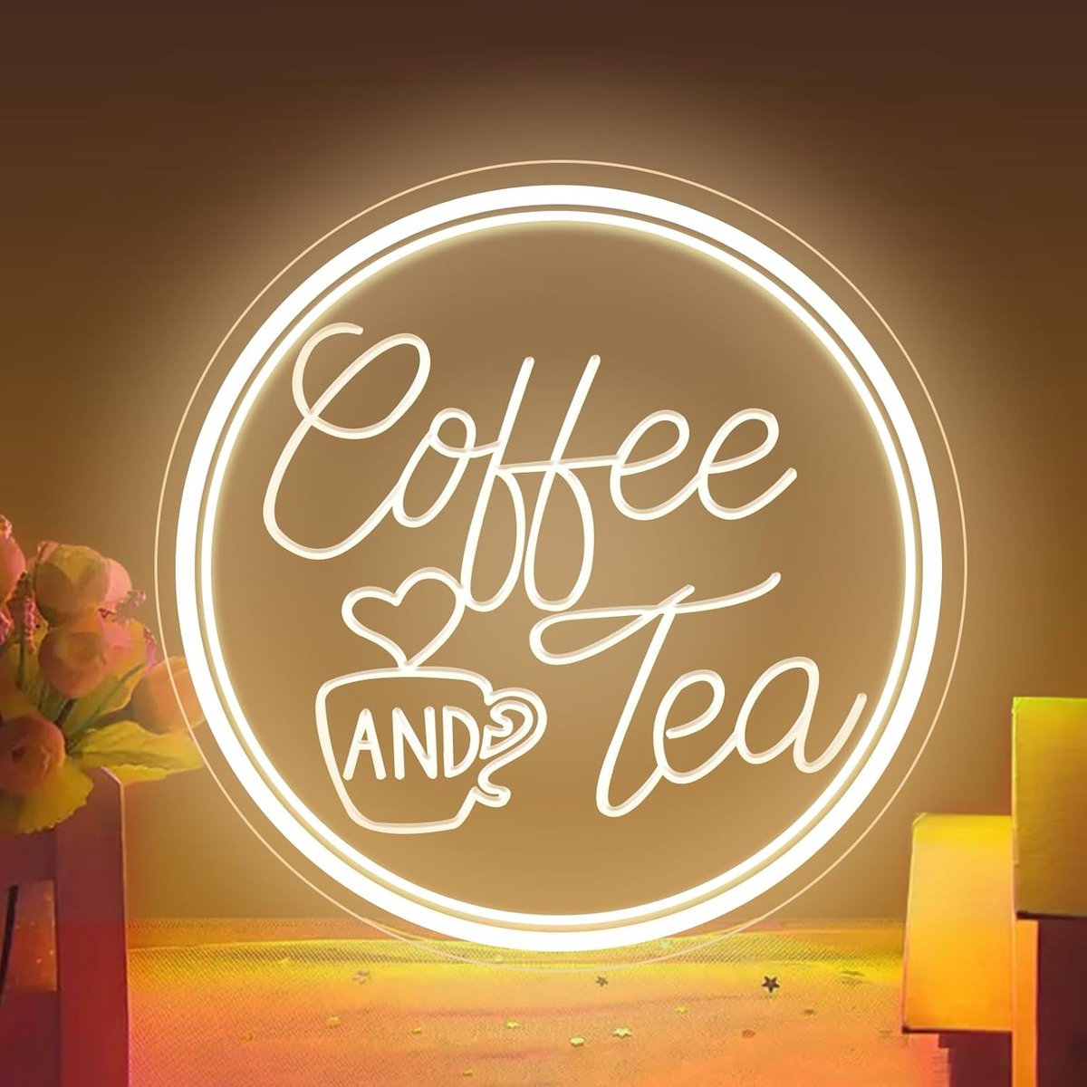 Koffie- en thee-neonbord Koffie-neonbord USB-LED-bord Coffeeshop-opening Neonborden gegraveerde café-borden voor koffiebar koffiestation keuken warme chocolademelk café-bar-decoratie
