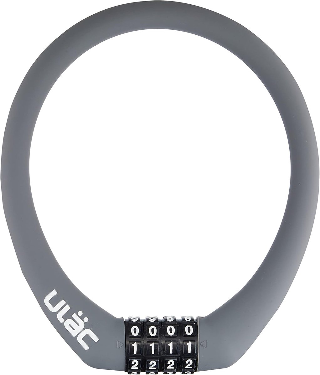 Kabelslot 4-cijferig - 6 mm staal - silicone design - maximale bescherming - SnelShoppen