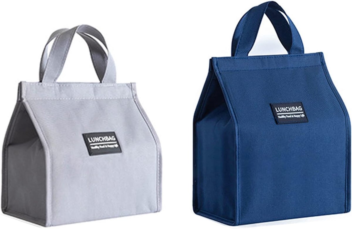 Lunchtas grote capaciteit - geïsoleerd - premium materiaal - ideaal voor onderweg - SnelShoppen