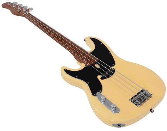 Sire Marcus Miller D5 4-String LH Vintage White linkshandige elektrische basgitaar