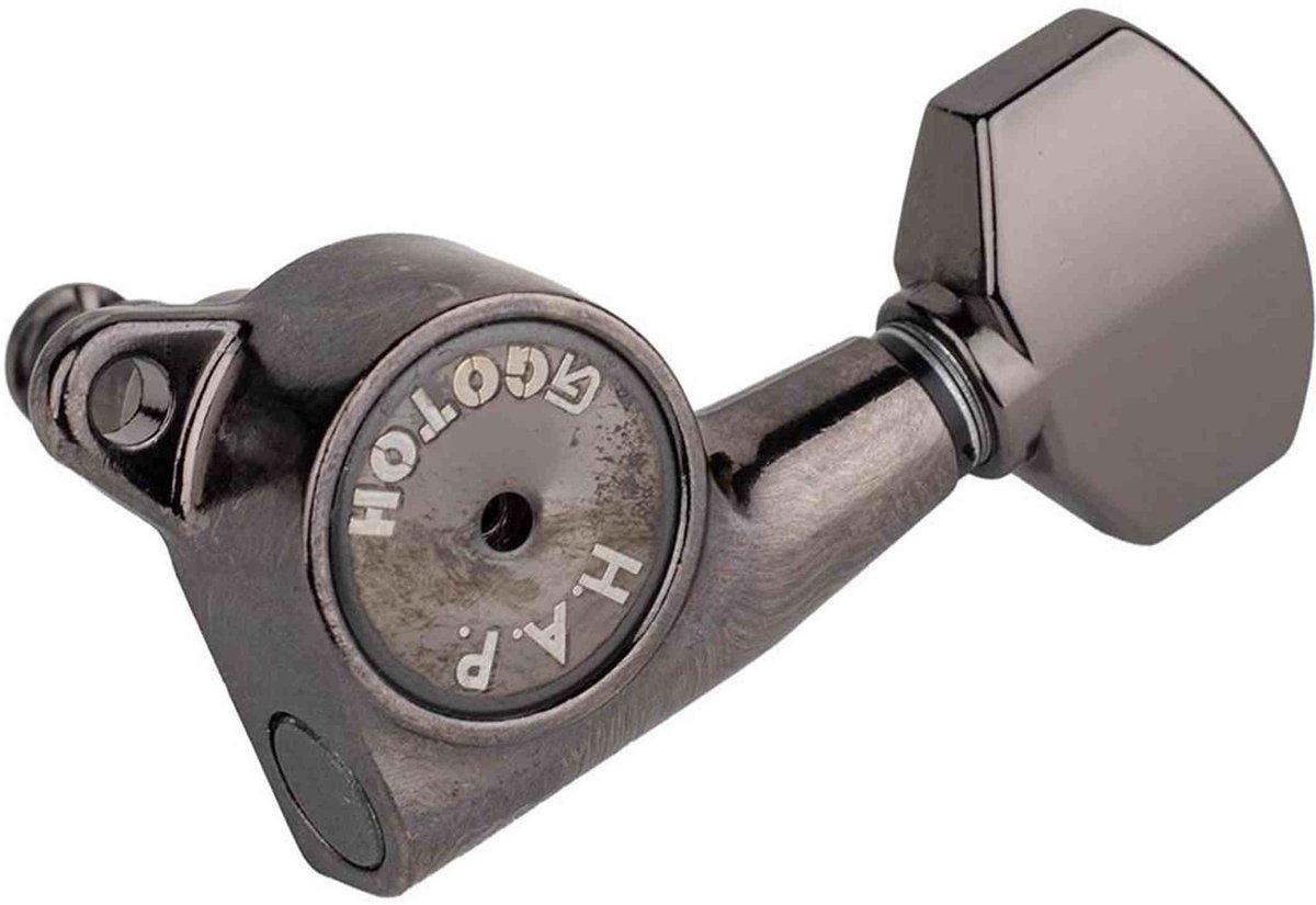 Gotoh GTH13896 SG381 stemmechanieken met HAP and 07 knoppen, 6R, cosmo zwart