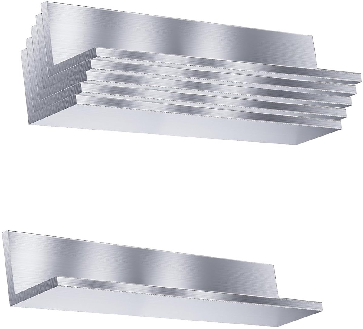 8 stuks aluminium hoekprofielen 25 x 25 x 3 mm lengte 300 mm aluminium hoek gelijkbenig L-profiel aluminium profiel voor doe-het-zelf projecten en structurele oplossingen