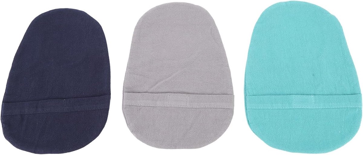 3-pack wasbaar afneembaar stofdicht gemengde kleuren beschermende stomazakjes voor mannen vrouwen ileostoma urostomie