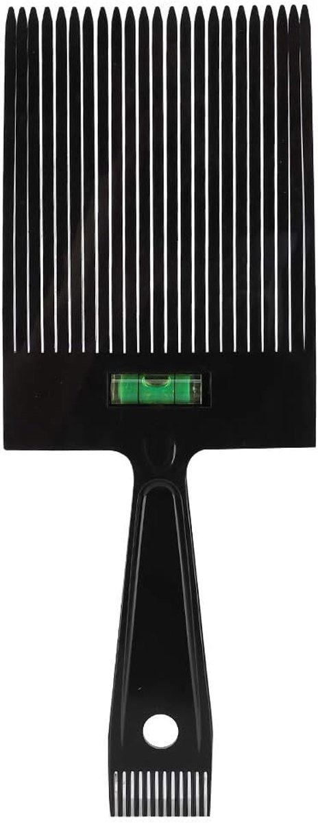 Flat Top Guide kam voor haar knippen Clipper kam kappers gereedschap voor heren haarstyling (zwart)