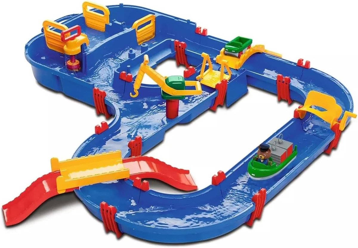 - MegaBridge Waterbaan - 49 delen - Afmetingen 105 x 120 cm - Vanaf 3 jaar