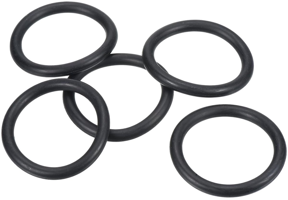 O-ringen 45 mm AD 35 mm ID 5 mm brede metrische afdichting voor waterkraan loodgieterswerk autoreparatie zwart