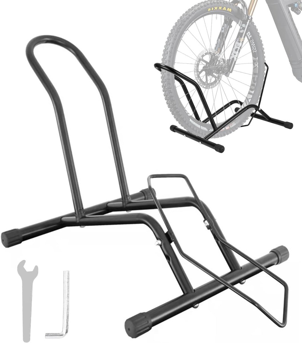 Vloer, Vrijstaande Fietsstandaard, 16 tot 29 Inch, Fietsbevestiging, Fietsmontagestandaard, Vrijstaande Fietsstandaard, voor Mountainbike, Racefiets, MTB