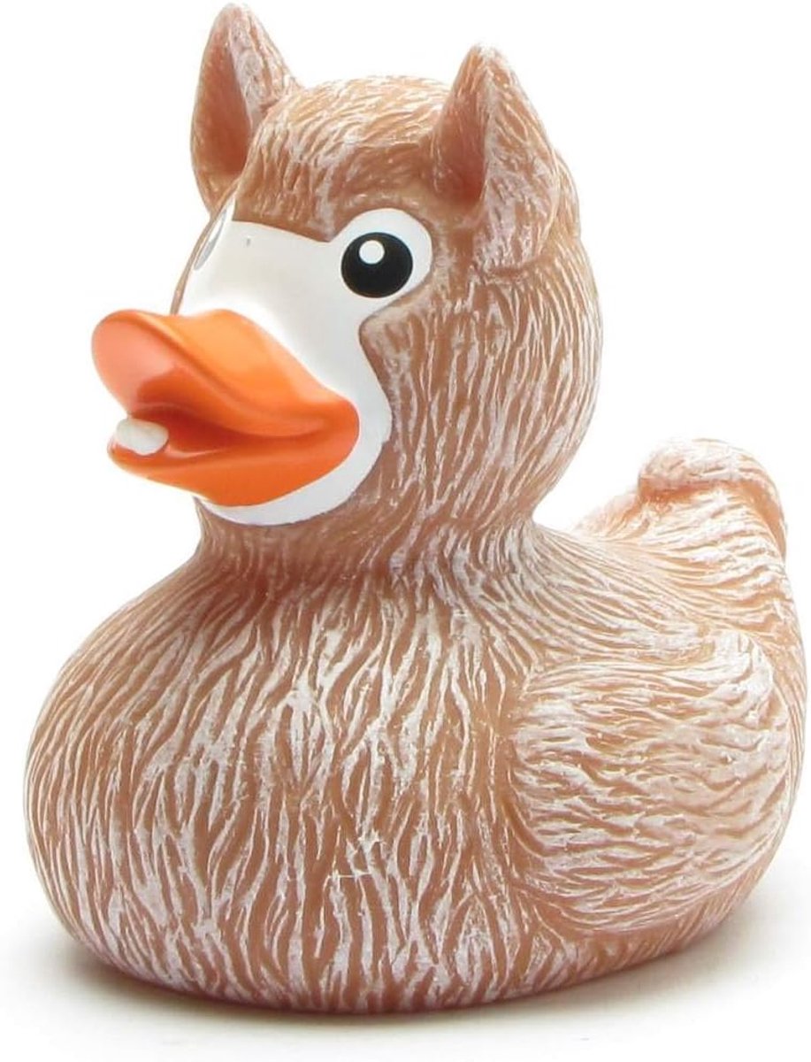Badeente I piepende eendje I L: 8,5 cm I incl. badeenden-sleutelhanger in een set