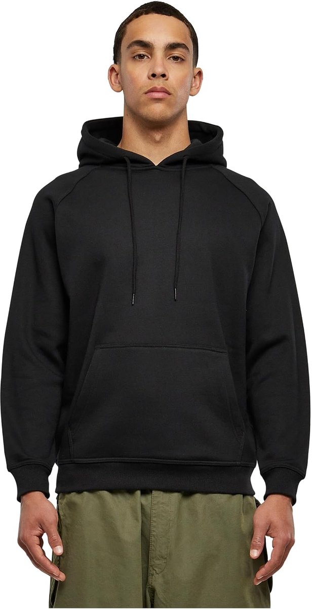 Classics Blank Hoody Trui met capuchon zwart Basics, Street wear