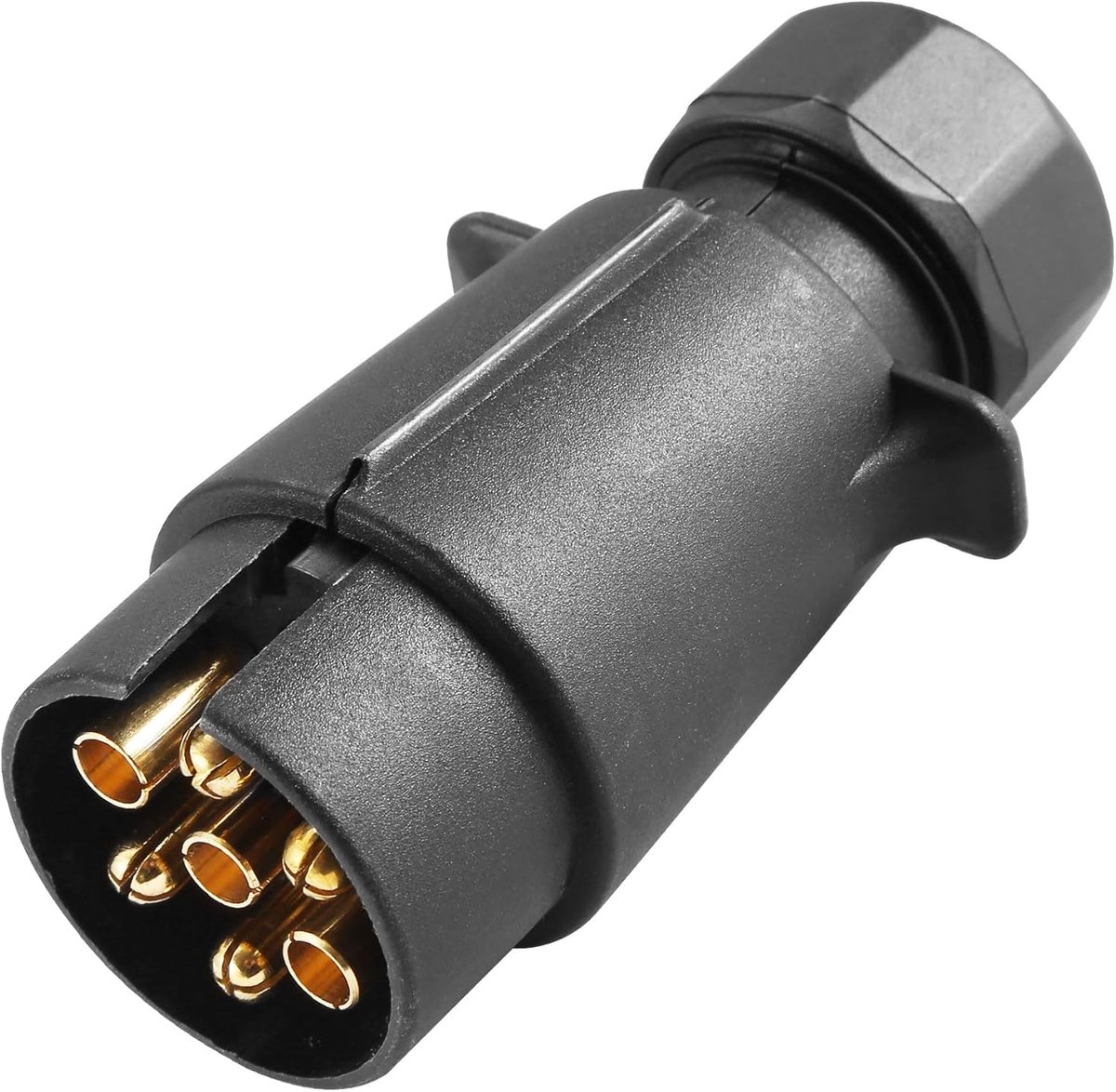 7pin Aanhangwagen Mannelijke Plug Waterdichte Trailer Elektrische Connector Slepen Plug, 7pin Trailer Licht Board Plug