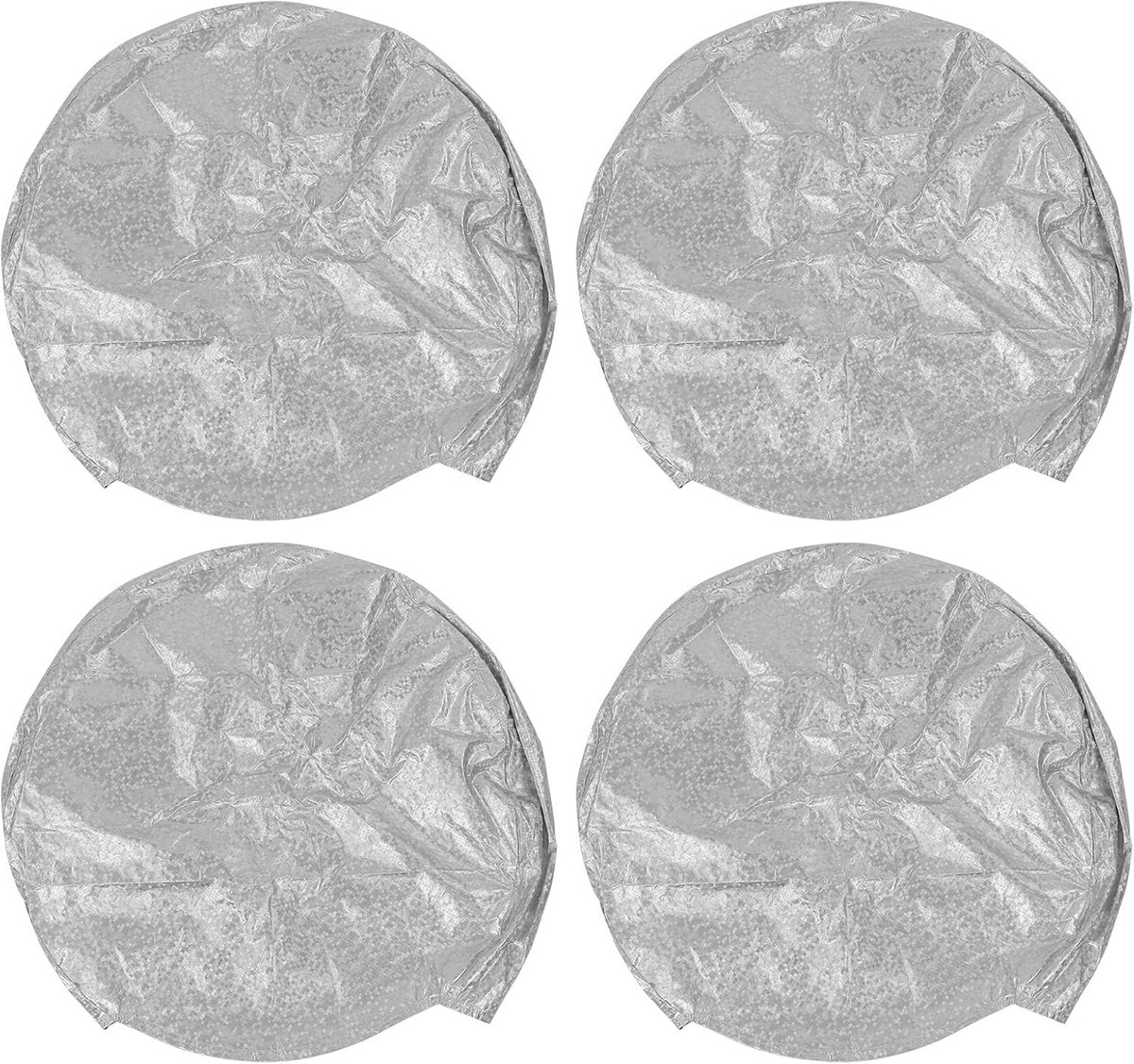 4 stuks wieldop aluminiumfolie waterdichte anti-uv bandbeschermer voor SUV, RV (27-29 inch)