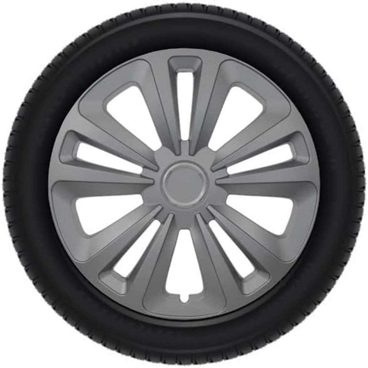 Wieldoppen set Terra Ring 16 inch zilver