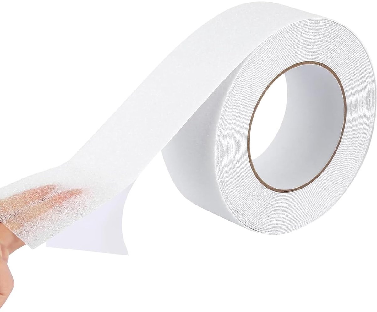 plakband trap 5 cm x 10 m, antislip band, zelfklevend, transparante antislipstrip, zelfklevende veiligheidsband beschermt ouderen en kinderen en huisdieren tegen uitglijden en vallen