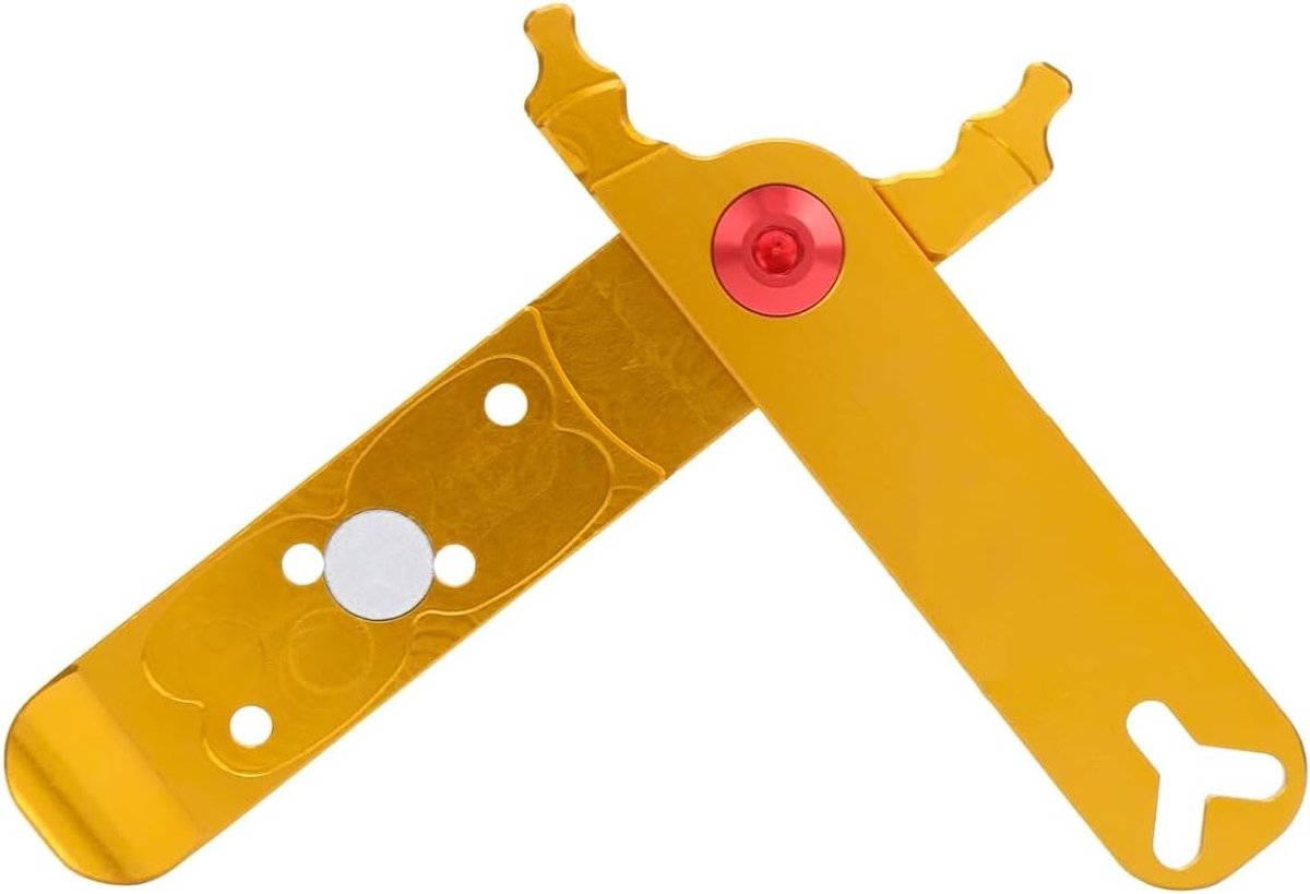 Fiets Hoofdschakel Tang Fietskettinggereedschap voor het verwijderen van kettingen met magnetische houder Zwart