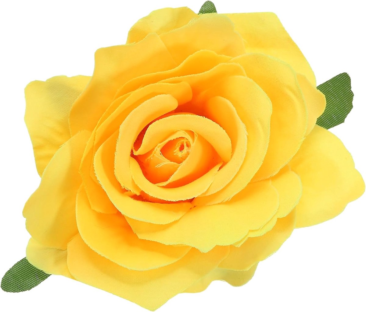 Rose Boho haarclips, stof bloem broche spelden voor vrouwen bruiloft feest dans jurk kleding accessoires Valentijnsdag geschenken, geel