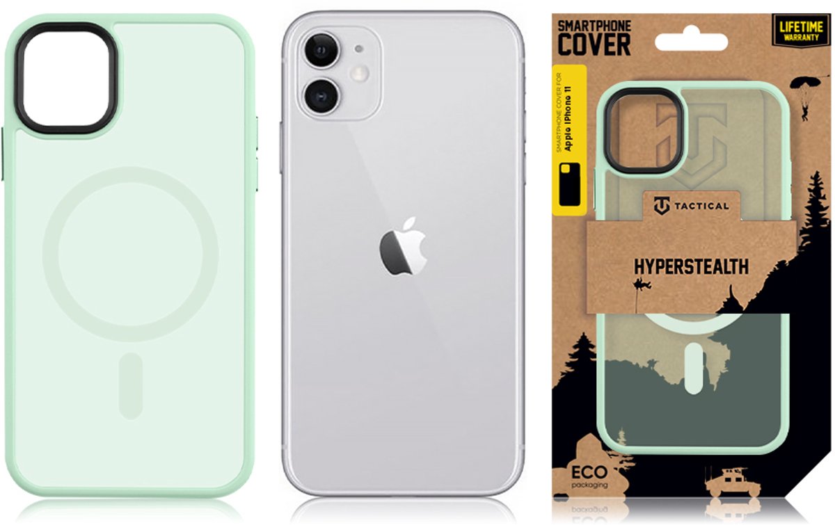 Tactical MagForce hoesje - Geschikt voor iPhone 11 - Beach Green