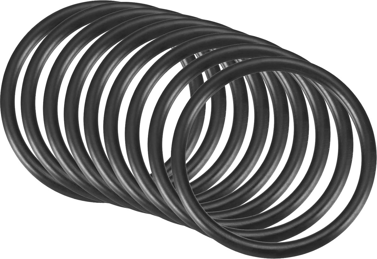 9 stuks nitril-rubberen afdichtingen, 39 mm x 33 mm x 3 mm, ronde afdichting voor kraan, loodgieterswerk, reparatie, afdichting, verbinding, zwart